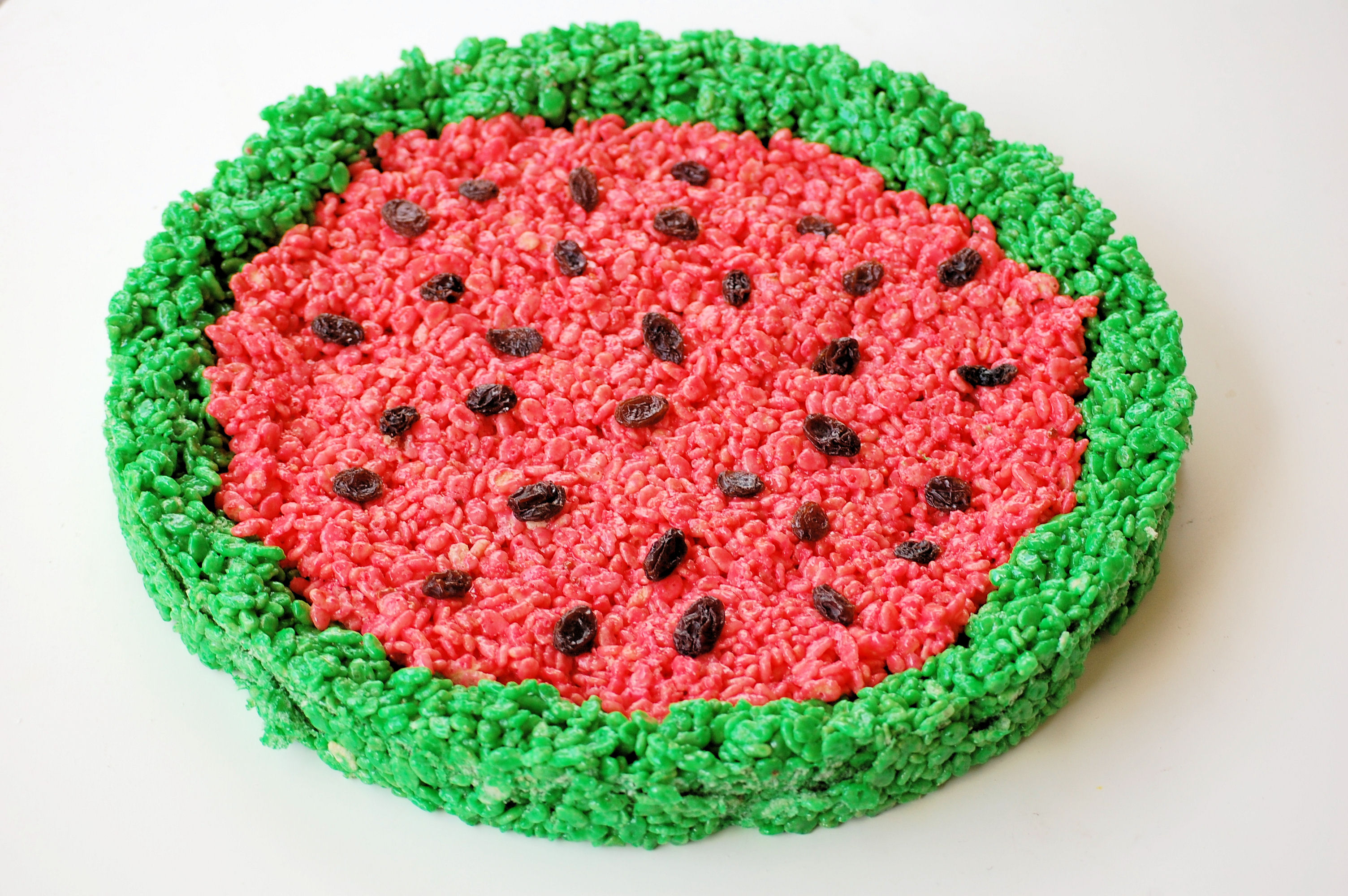 Watermelon Rice Krispie Pie – Kitchen Belleicious